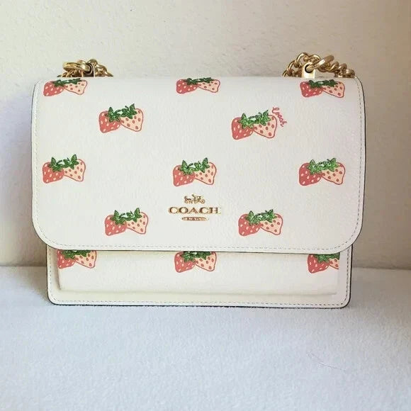 Coach Klare Crossbody With Strawberry Print